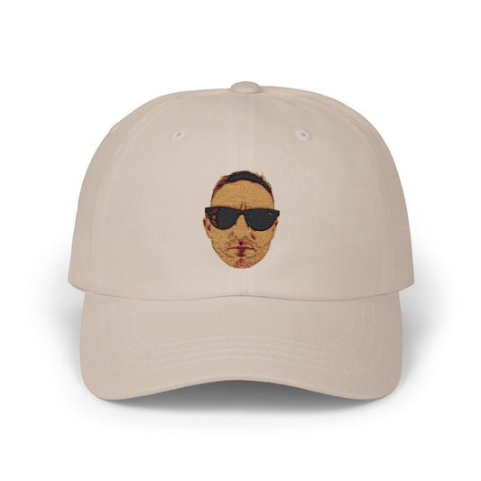 JIBB Cap with Sunglasses Face Embroidered Patch – Cool Retro Baseball Hat