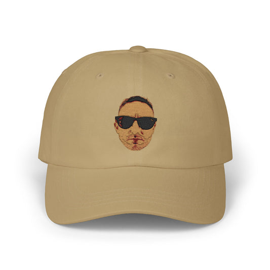 JIBB Cap with Sunglasses Face Embroidered Patch – Cool Retro Baseball Hat