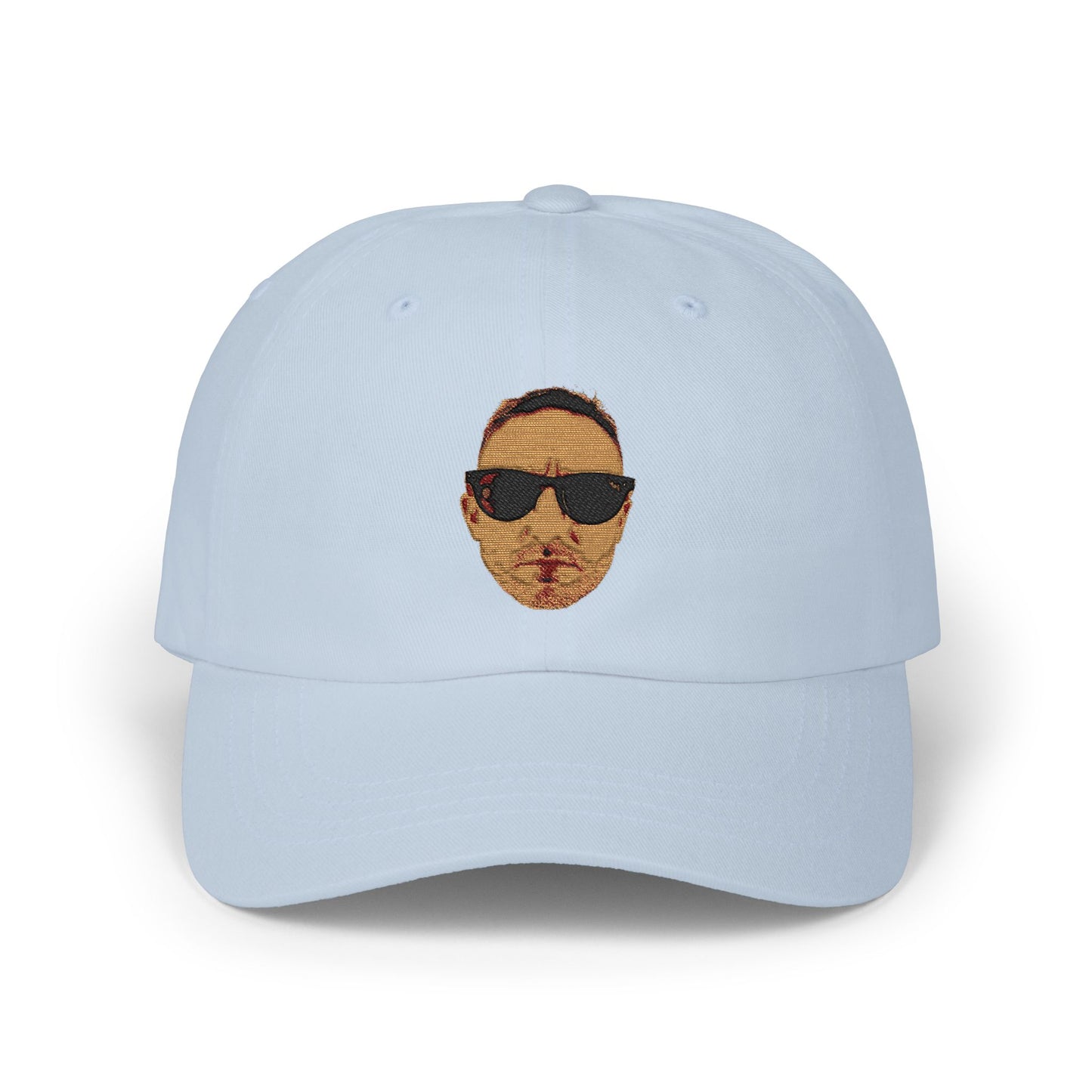 JIBB Cap with Sunglasses Face Embroidered Patch – Cool Retro Baseball Hat